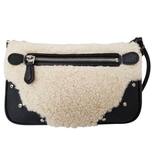 Coach | Bags | Coach Rhyder Shaerling Crossbody Bag Black Pebbled ...